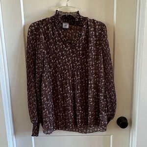 Cabi XS Knife Pleat Blouse #3952 Floral Was $119